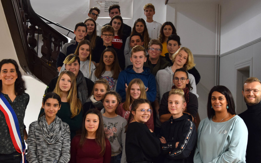Des délégués du Collège Lucien Herr visitent la Mairie d’Altkirch
