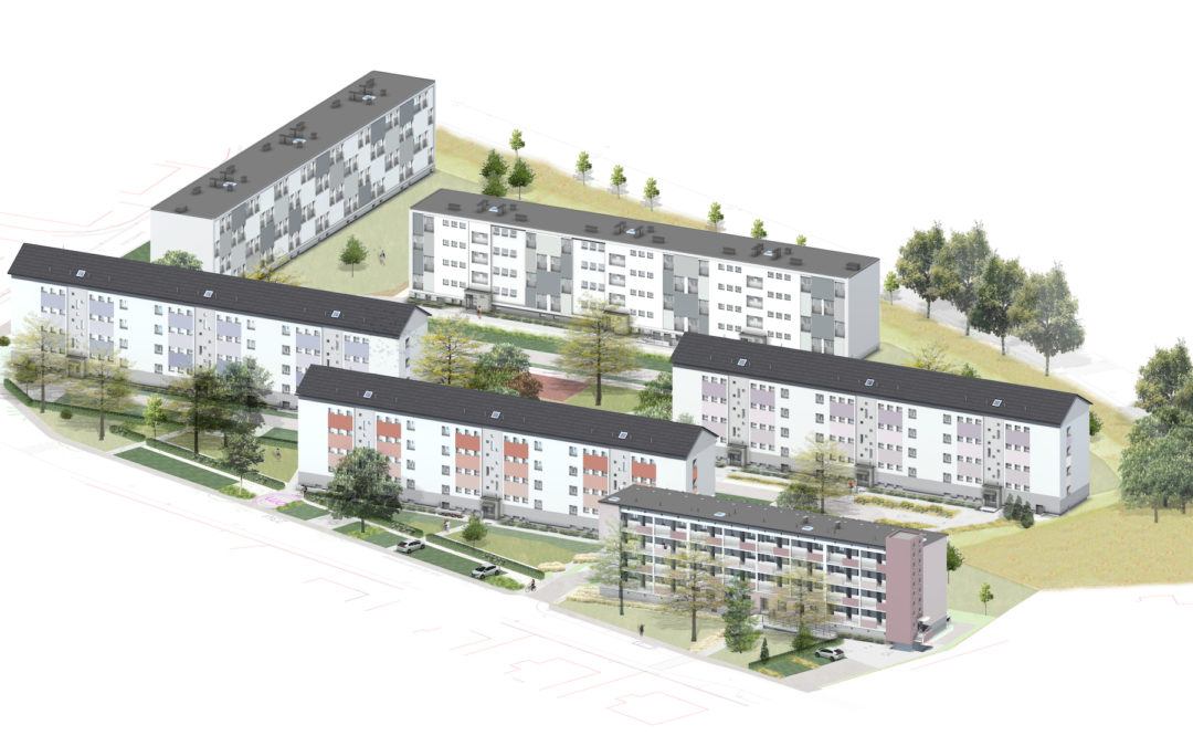 Cadre de vie : réhabilitation des logements Saint-Morand