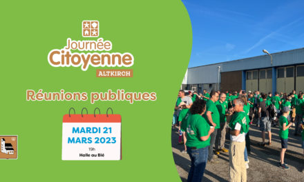 > MAR 21 MARS : Réunion publique Journée Citoyenne