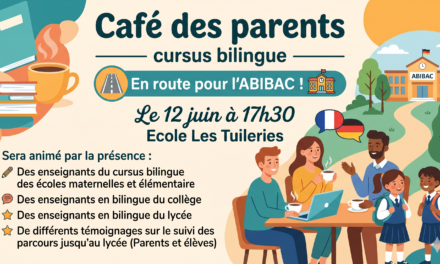 > VE 12 JUIN : Café des parents « En route pour l&rsquo;ABIBAC »