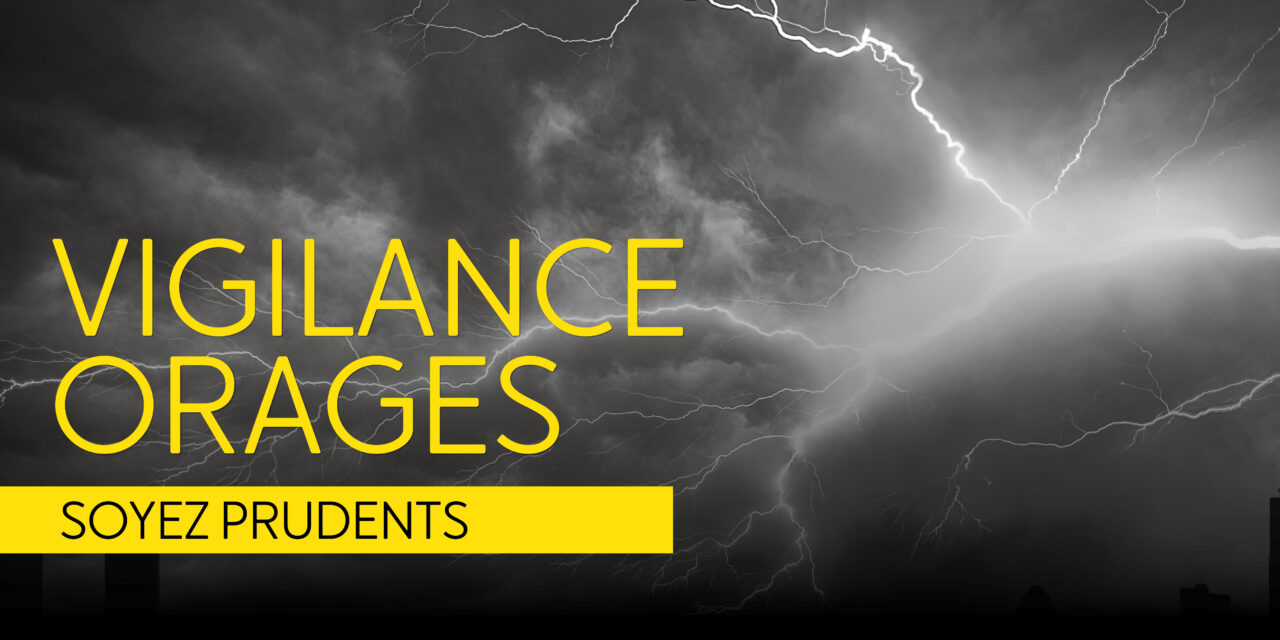 Vigilance orange orages – jeudi 16 juillet