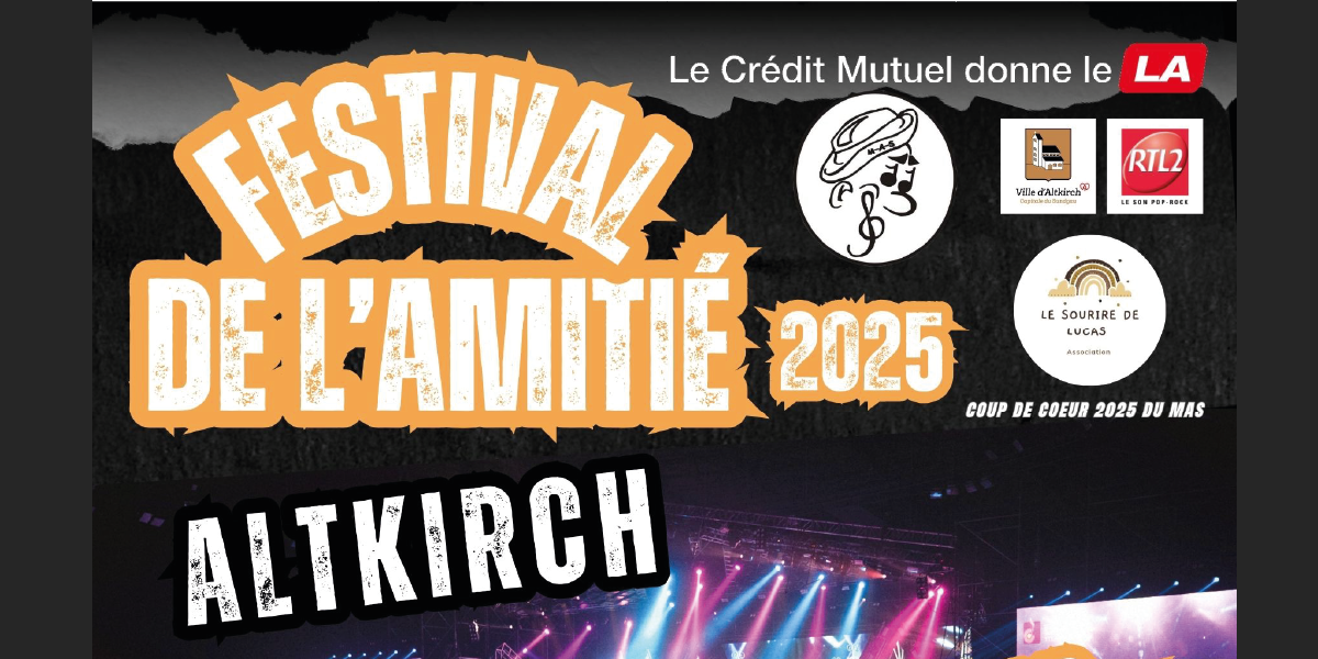 > DU 29 AU 30 AOÛT : Festival de l’amitié 2025
