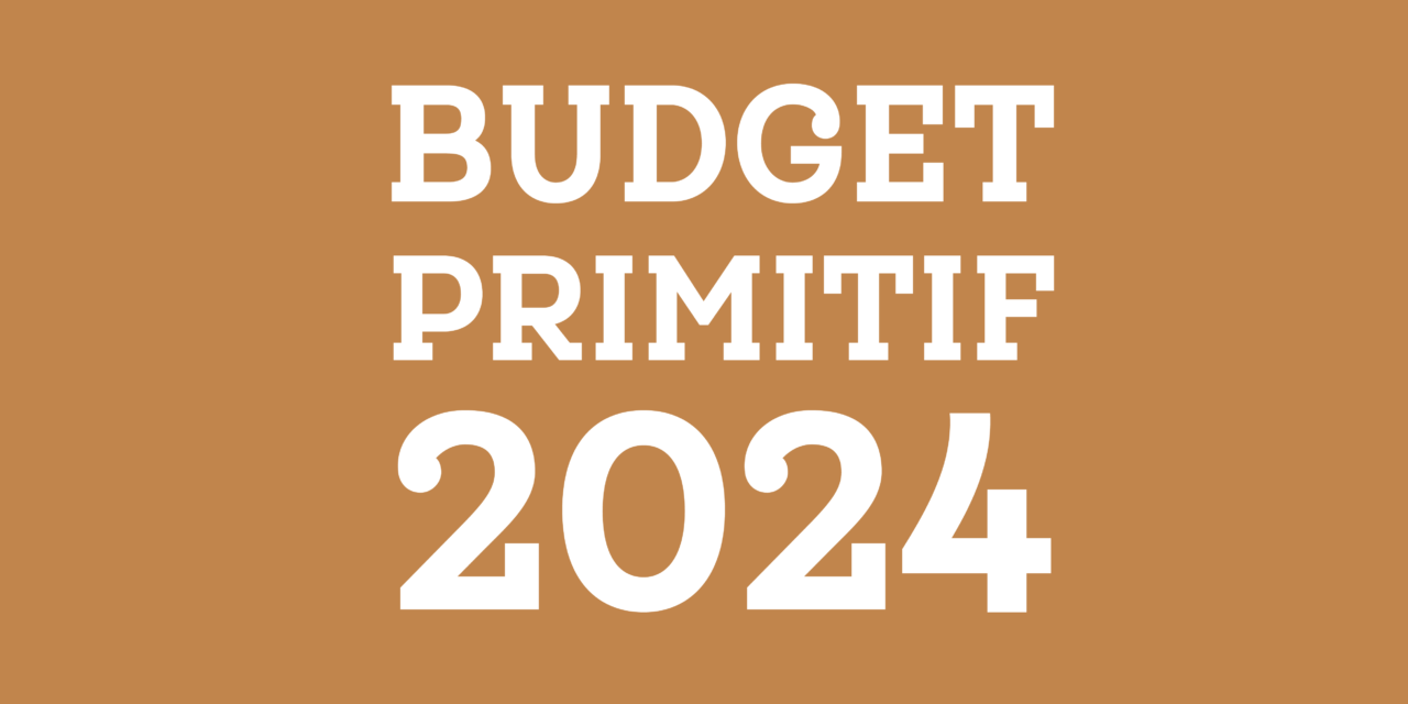 Budget primitif 2024