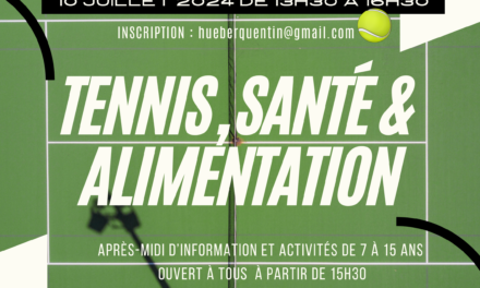 SNU : une après-midi sport-santé au tennis