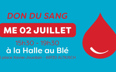 > ME 02 JUILLET : Don du Sang