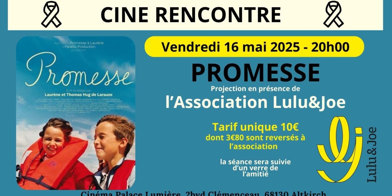 > VEN 16 MAI : Ciné rencontre – Promesse