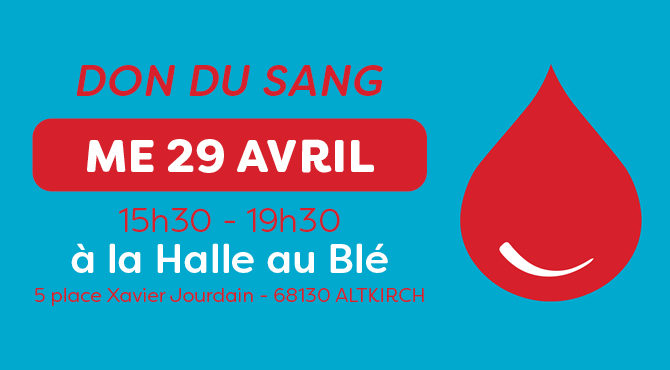 > ME 29 FÉVRIER : Don du Sang