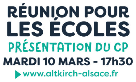 > MA 10 MARS :  Réunion de présentation du CP