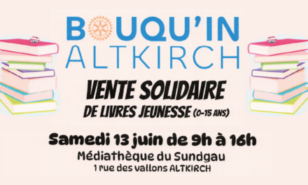 > SAM 13 JUIN : Vente solidaire de livre jeunesse