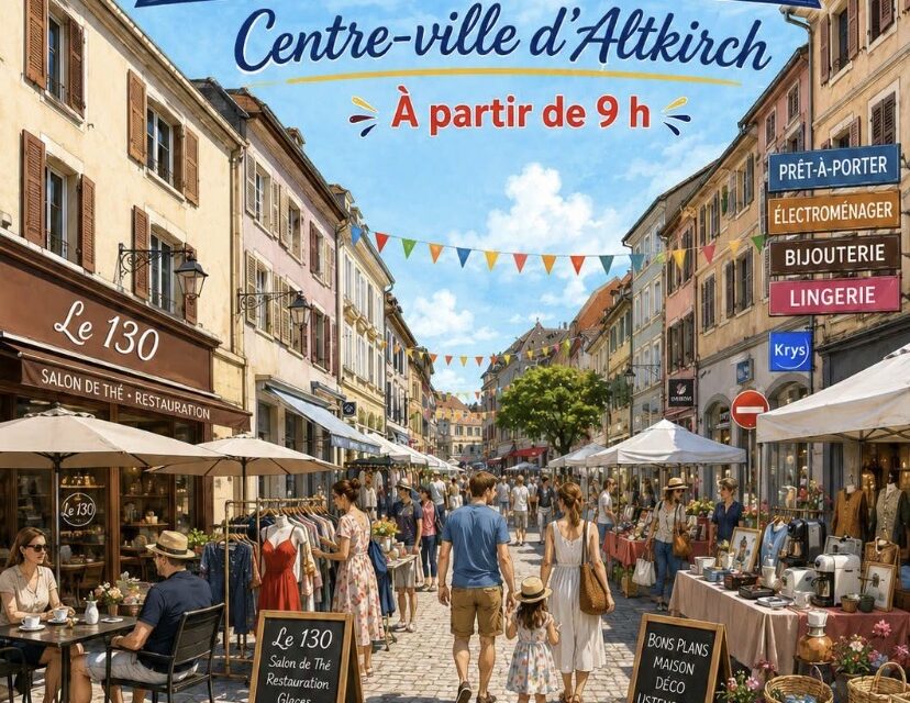> DIM 28 JUIN : Braderie au Centre-ville d&rsquo;Altkirch