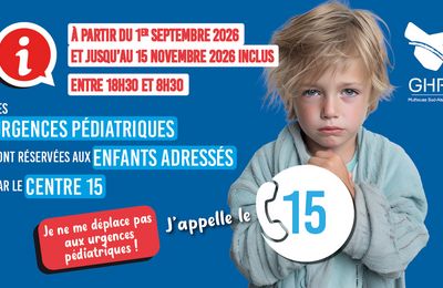 Évolution de l&rsquo;accès de nuit aux urgences pédiatriques de l&rsquo;hôpital Femme-Mère-Enfant (GHRMSA)