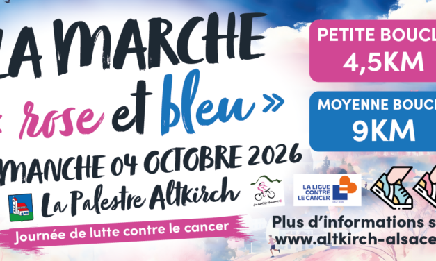 > DIM 04 OCTOBRE : La Marche « Rose et Bleu »