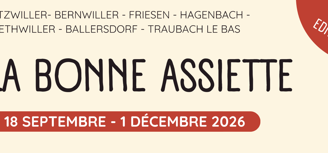 > DU 18 SEPT AU 1ER DÉCEMBRE : La bonne assiette