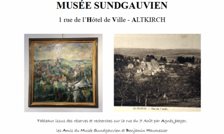 > PROLONGÉE : Altkirch par ses peintres et le centenaire de la rue du 7 août