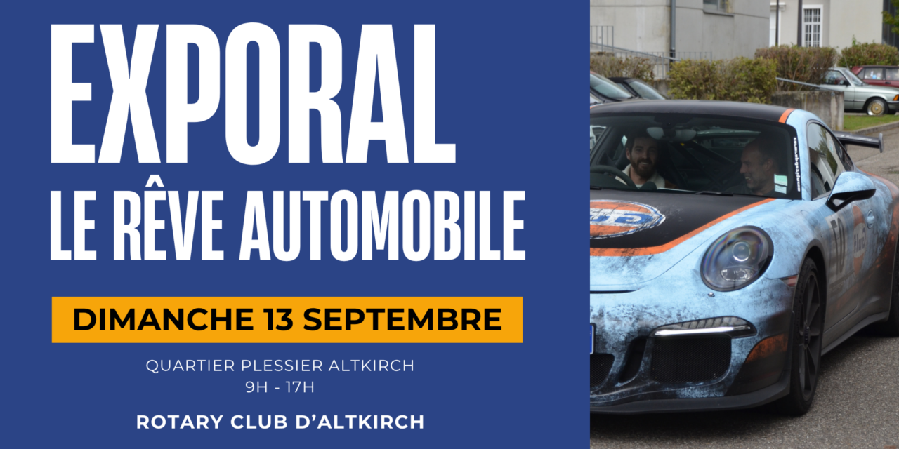 > DIM 13 SEPTEMBRE : Exporal – Le rêve automobile