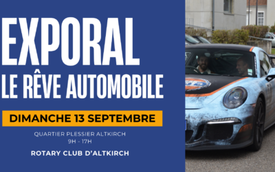 > DIM 13 SEPTEMBRE : Exporal – Le rêve automobile