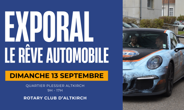 > DIM 13 SEPTEMBRE : Exporal – Le rêve automobile
