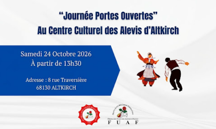 > SAM 24 OCTOBRE : Portes Ouvertes Centre Culturel des Alevis